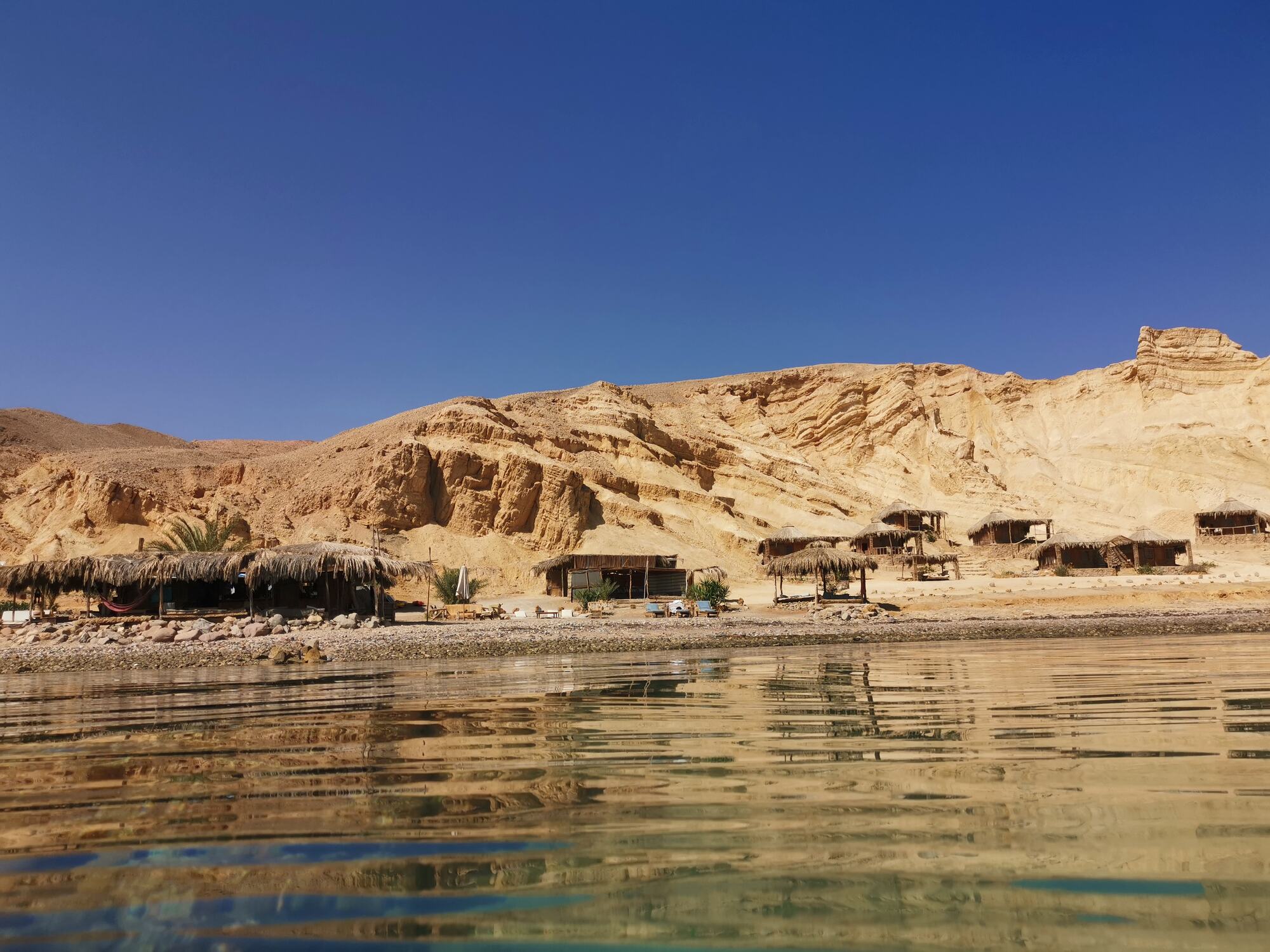 Camp Rocksea direkt am Wasser im Südsinai